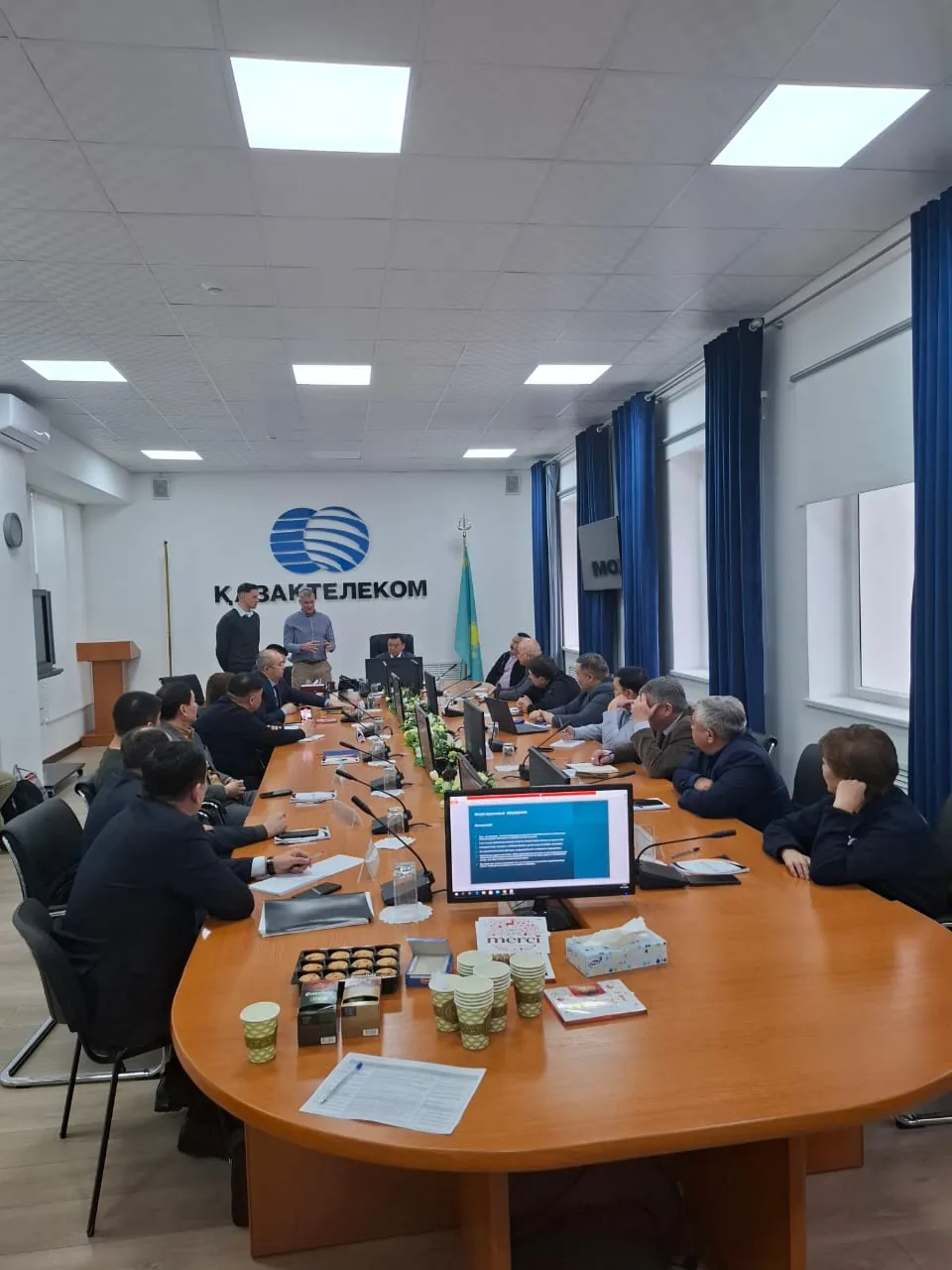 PSM presenting the review to Kazakhtelecom managers